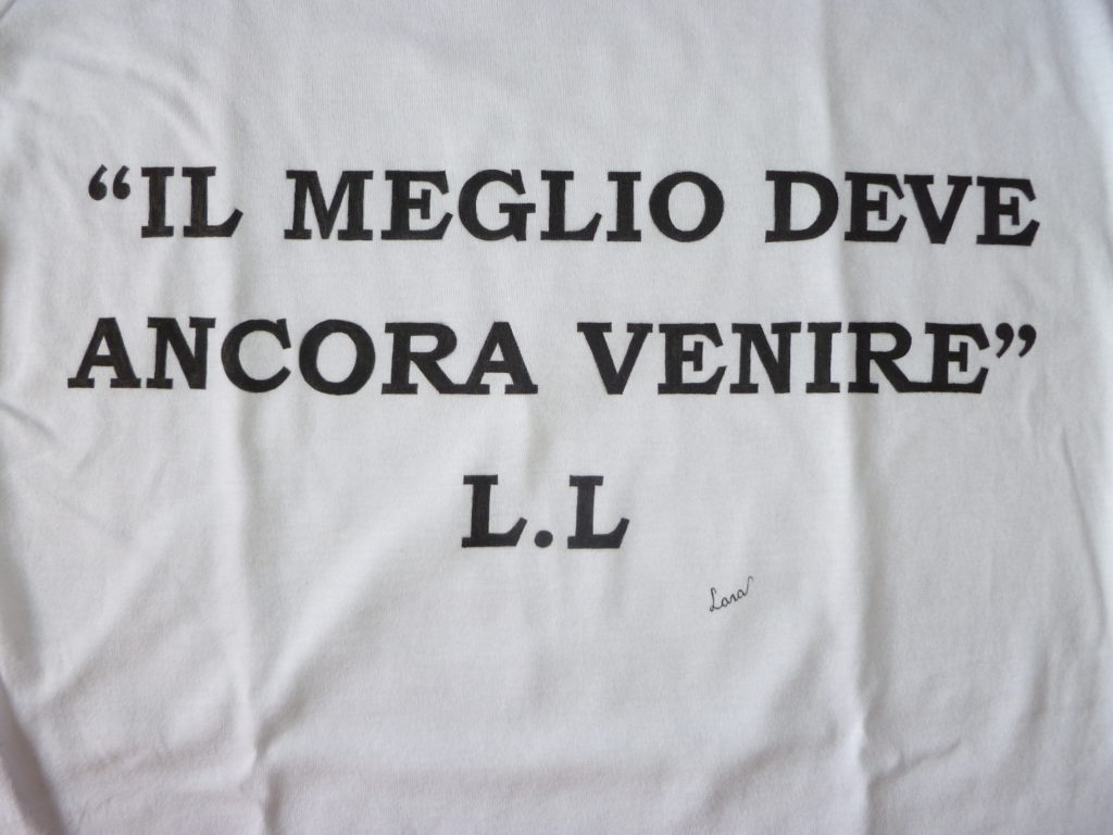 Maglietta scritta Ligabue